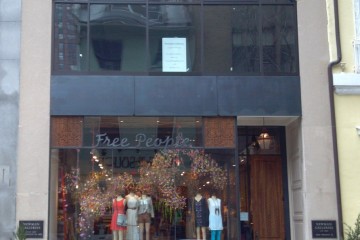 Free People retail store, Philadelphia, PA