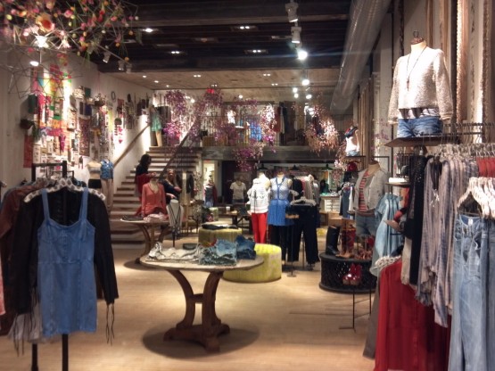 Free People retail store, Philadelphia, PA