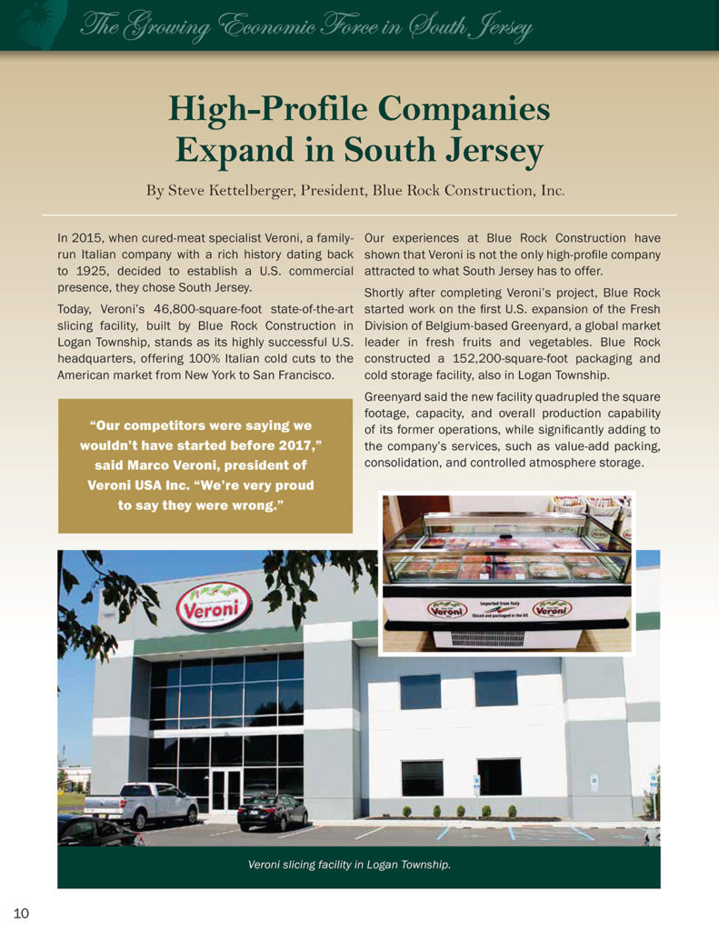 HighProfile Companies Expand in South Jersey Blue Rock Construction