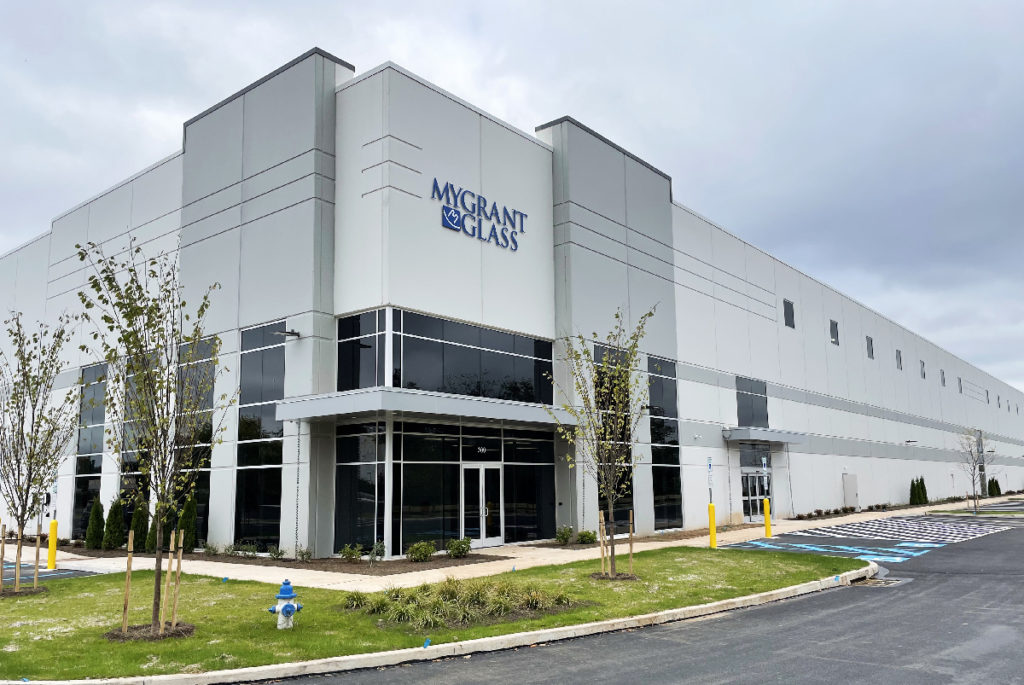 Blue Rock Builds New Distribution Facility for Mygrant Glass Blue